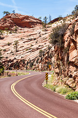 Image showing Road in Zion