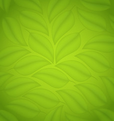 Image showing Green leaves texture, eco friendly background