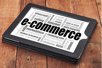 Image showing e-commerce word cloud 