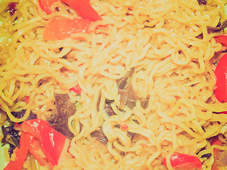 Image showing Retro look Noodles