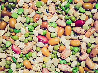 Image showing Retro look Beans salad