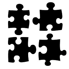 Image showing Four puzzle