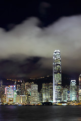 Image showing Hong Kong city at night