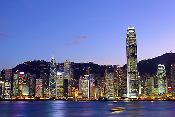 Image showing Hong Kong at night