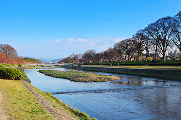 Image showing Kamo River in Japan