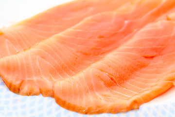 Image showing Smoked salmon