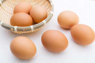 Image showing Egg with basket