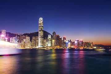 Image showing Hong Kong night