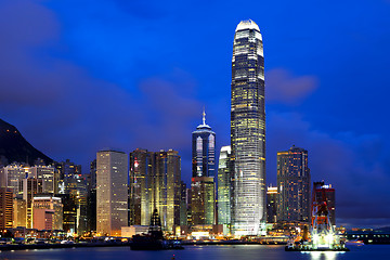 Image showing Hong Kong at night