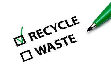 Image showing Recycle or waste