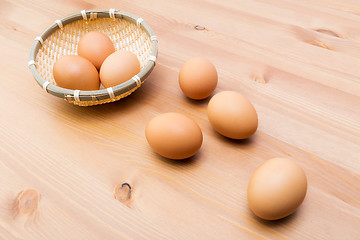 Image showing Egg and basket