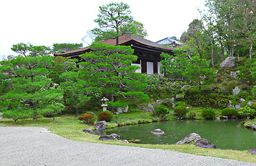 Image showing Japanese style garden