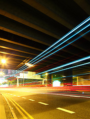 Image showing Traffic pass through tunnel