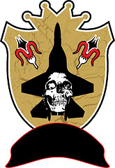 Image showing skull shield