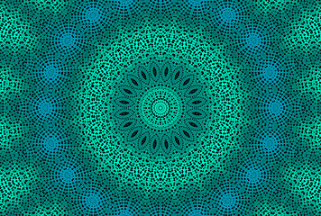 Image showing Radial dotted pattern 