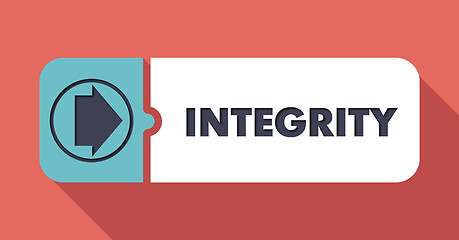 Image showing Integrity Concept in Flat Design.