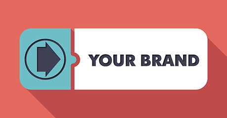 Image showing Your Brand Concept in Flat Design.