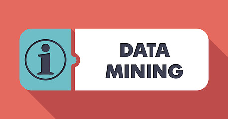 Image showing Data Mining Concept in Flat Design.