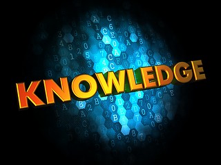 Image showing Knowledge Concept on Digital Background.