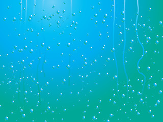 Image showing raindrop on a window