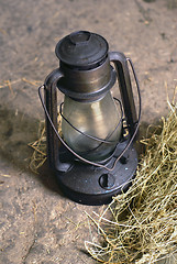 Image showing Old kerosene lamp