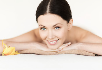 Image showing woman in spa