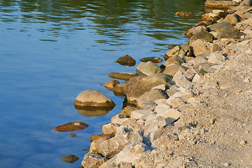 Image showing rocky lake edge