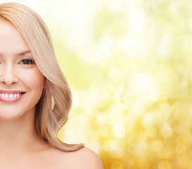 Image showing calm young woman