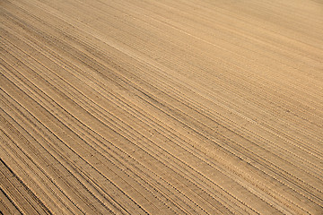 Image showing Ploughed land ready for cultivation