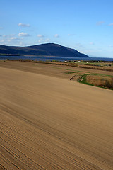 Image showing Spacious ploughed land ready for cultivation