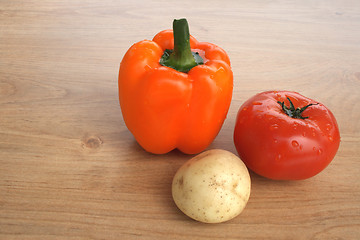 Image showing Healthy food - fresh vegetables