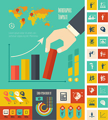 Image showing Business Infographic Template.