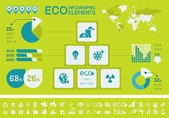 Image showing Ecology Infographic Template.