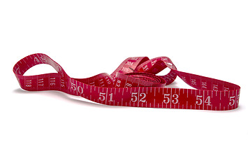 Image showing Red tape measure