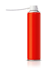 Image showing Aluminum spray can