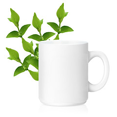 Image showing White ceramic mug