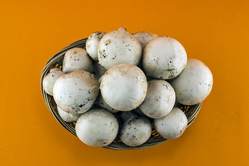 Image showing button mushrooms