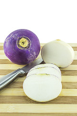 Image showing purple headed turnips 