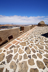 Image showing  castillo de las coloradas  lanzarote  spain 