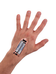 Image showing Robot - Insert the battery in an arm