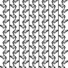 Image showing seamless floral pattern