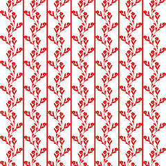 Image showing seamless floral pattern