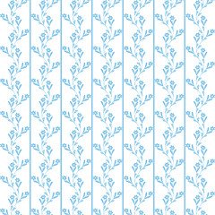 Image showing seamless floral pattern