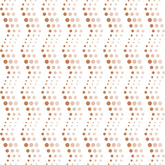 Image showing Seamless wavy dots pattern