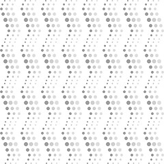 Image showing Seamless wavy dots pattern