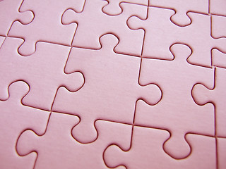 Image showing Red puzzle