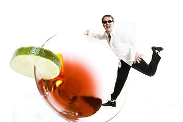 Image showing cocktail jump