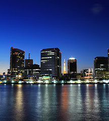 Image showing Tokyo city at night