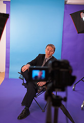 Image showing man in studio