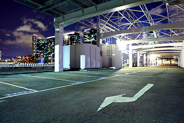 Image showing Outdoor parking lot